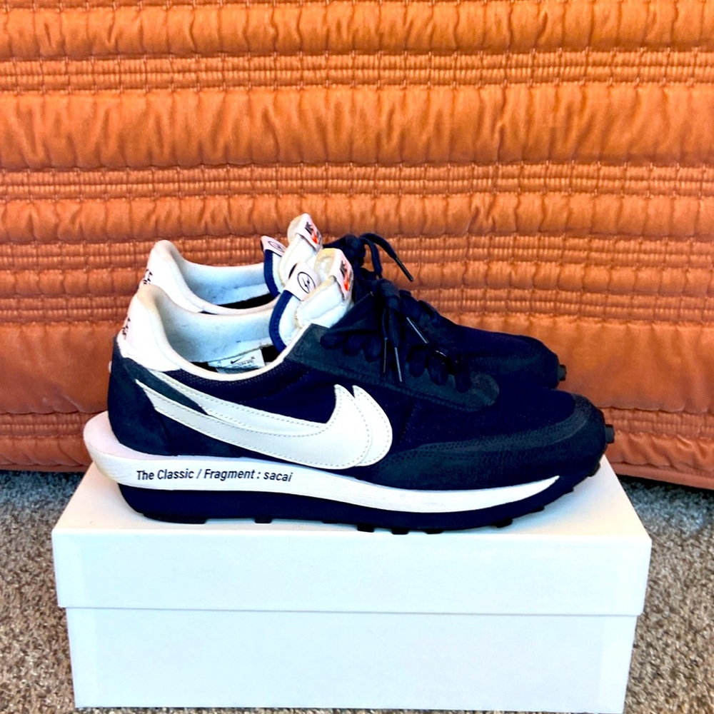 Nike Fragment Design x Sacai x LDV Waffle ‘Blackened Blue’